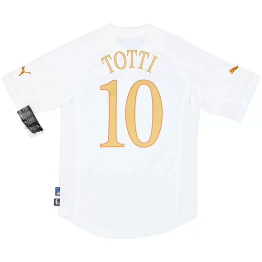 Maillot de football rétro extérieur TOTTI n°10 Italie 2004
