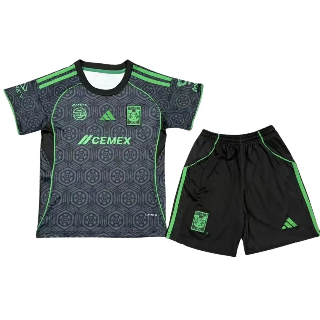 Conjunto de Tercera Equipación Tigres UANL para Niños - Camiseta+Pantalones Cortos 2025/26