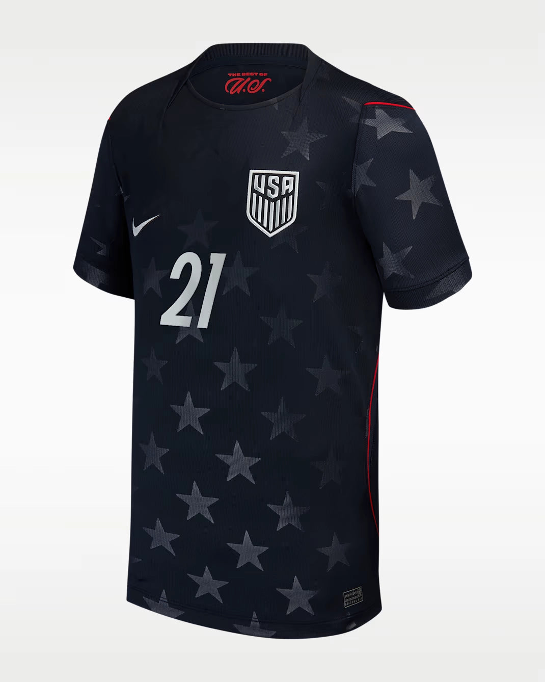 Timothy Weah #21 Camiseta de visitante de la selección nacional de EE. UU. 2026