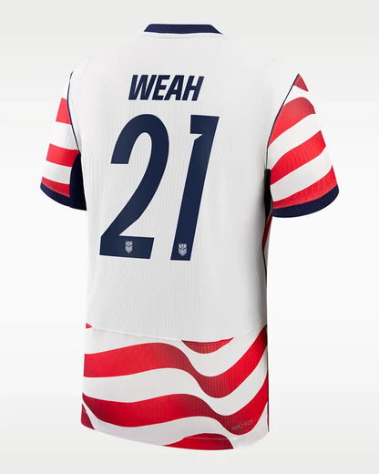 Timothy Weah #21 USMNT USA Outlaws Camiseta de Fútbol de Local 2026