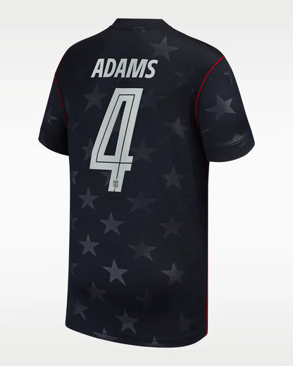 Camiseta de fútbol de visitante de la selección de EE. UU. (USMNT) de Tyler Adams #4 para 2026