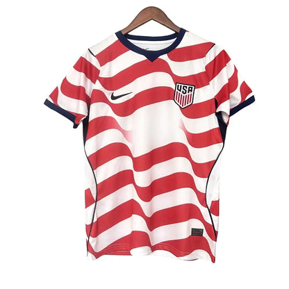 Camiseta de fútbol de local USMNT USA Outlaws 2026 rojo y blanco
