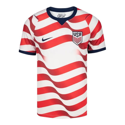 Camiseta de fútbol de local USMNT USA Outlaws 2026 rojo y blanco