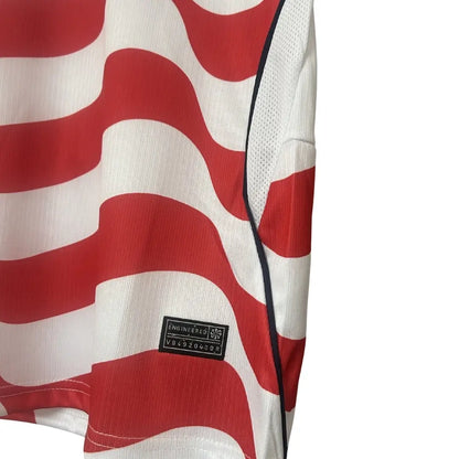 Camiseta de fútbol de local USMNT USA Outlaws 2026 rojo y blanco