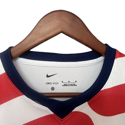 Camiseta de fútbol de local USMNT USA Outlaws 2026 rojo y blanco