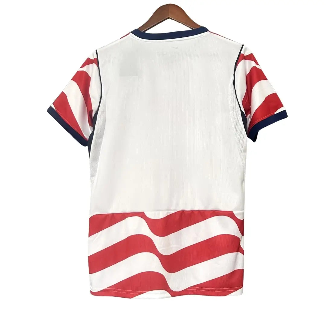 Camiseta de fútbol de local USMNT USA Outlaws 2026 rojo y blanco