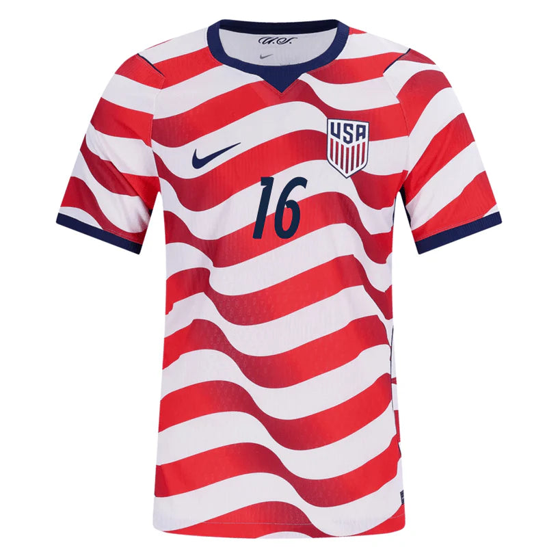 Freeman #16 USMNT USA Home Player Version Soccer Jersey 2026