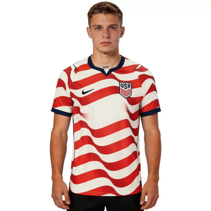 Camiseta de fútbol de local USMNT USA Outlaws 2026 rojo y blanco