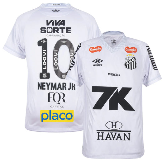 NEYMAR JR #10 Santos FC Thuisshirt 2025/26