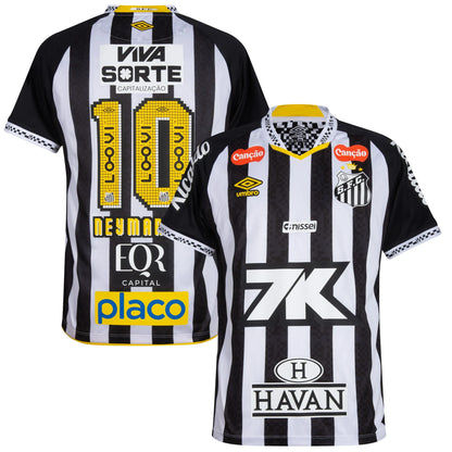 NEYMAR JR #10 Santos FC Heimtrikot 2025/26