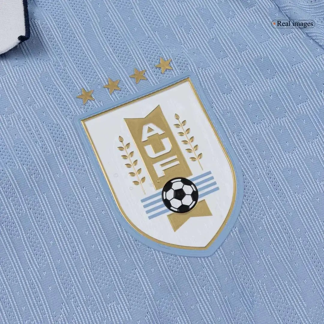 Camiseta de fútbol versión jugador local de Uruguay Mundial 2026