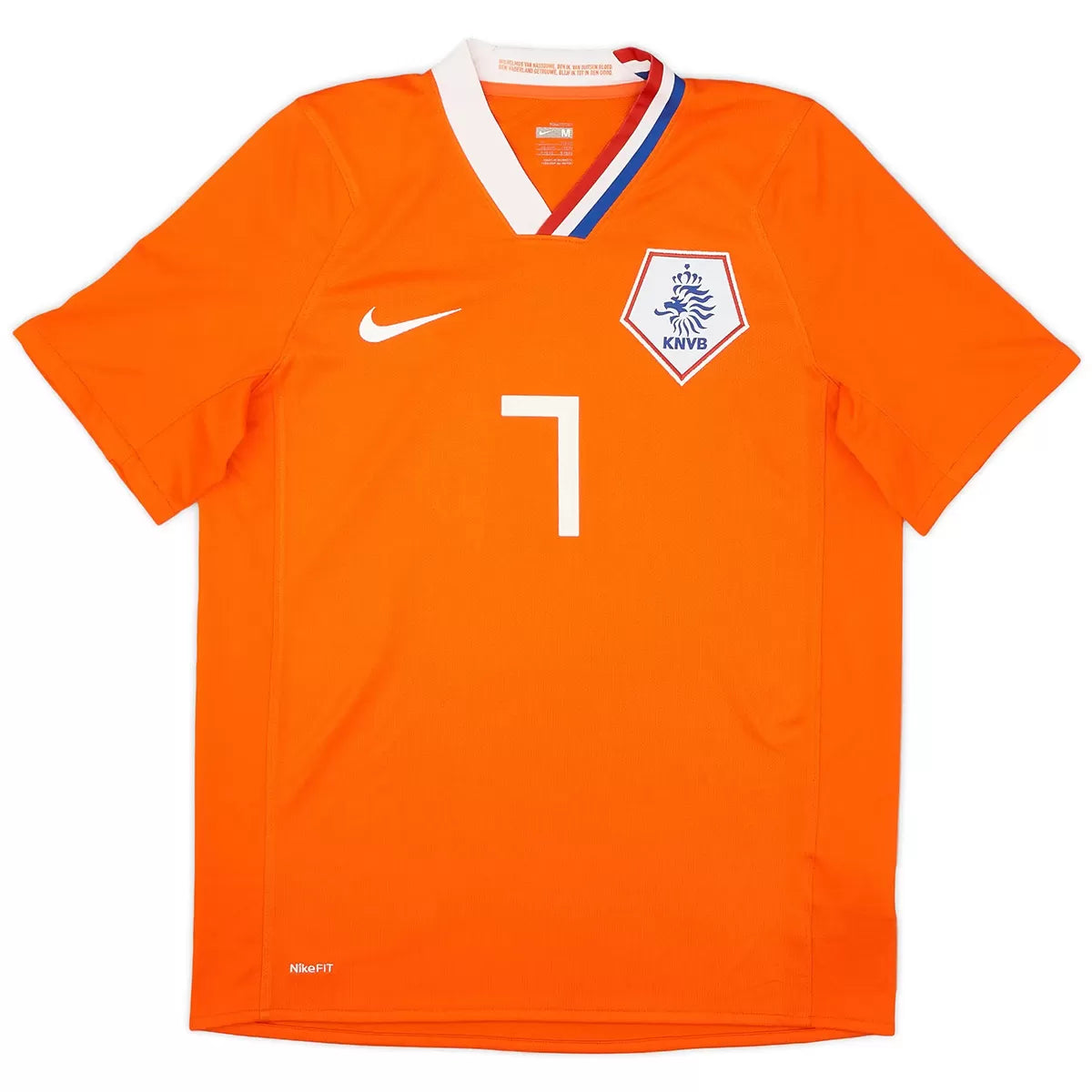 V.PERSIE #7 Países Bajos Euro 2008 Camiseta Retro de Fútbol Local