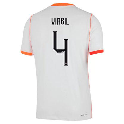 VIRGIL #4 Camiseta Versión Jugador Visitante Países Bajos Mundial 2026
