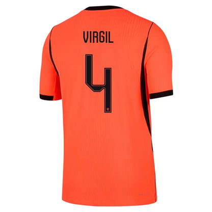 VIRGIL #4 Camiseta Versión Jugador Local Países Bajos Mundial 2026