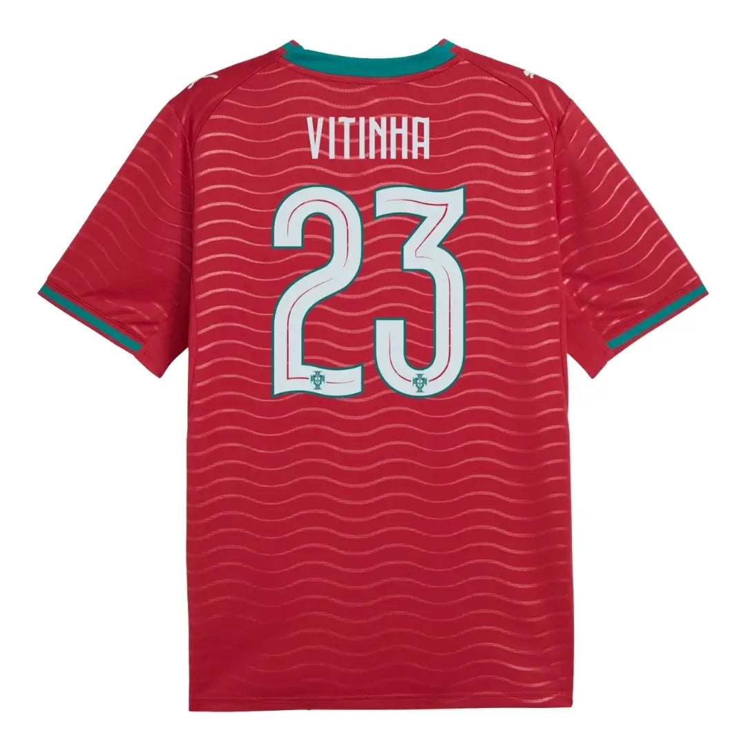 Camiseta de fútbol de la selección de Portugal de Vitinha #23 para el Mundial de 2026