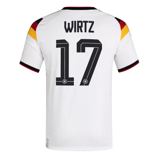 WIRTZ #17 Germany Home Soccer Jersey 2026 World Cup