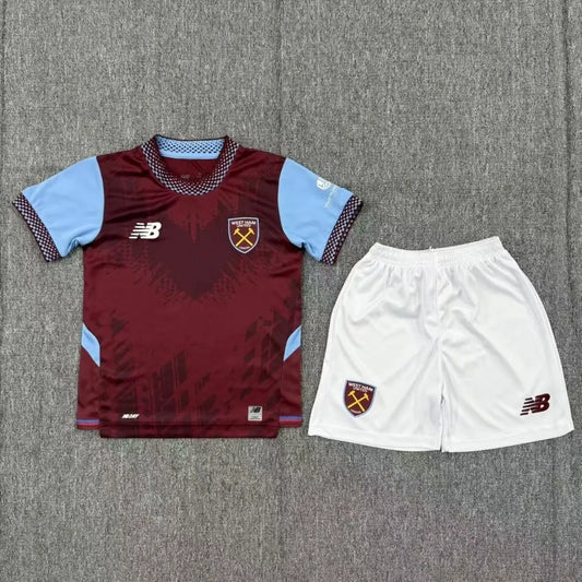 Uniforme de local para niños West Ham United (camiseta+pantalones cortos) 2026/27