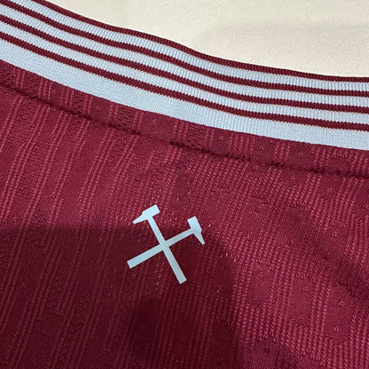 Camiseta de fútbol del West Ham United, versión jugador, local, temporada 2025/26