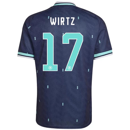 Camiseta de Fútbol Visitante Wirtz #17 Alemania 2026