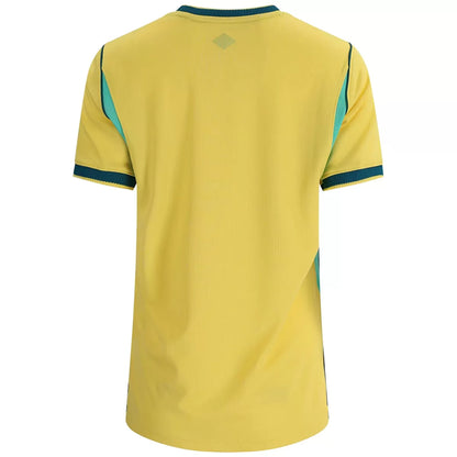 Camiseta de fútbol local de Brasil para mujer Copa Mundial 2026