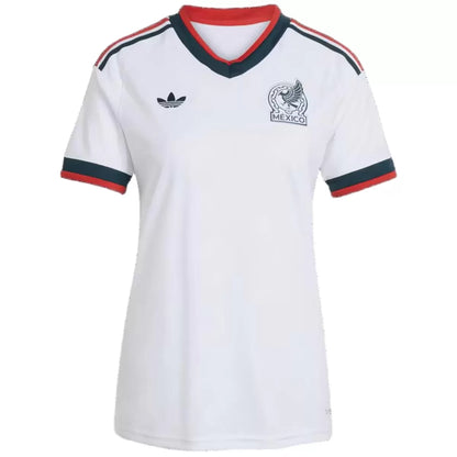 Playera de fútbol de visitante de México para mujer Mundial 2026