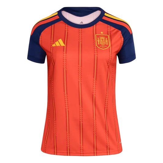 Maillot de foot domicile Espagne Femme Coupe du Monde 2026