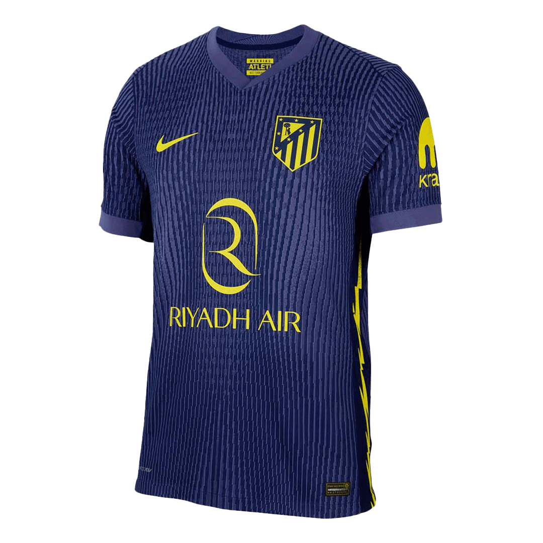 Camiseta de fútbol del Atlético de Madrid, versión visitante, temporada 2025/26