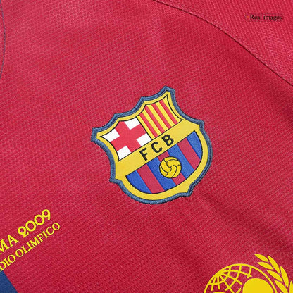 Camiseta retro del FC Barcelona 2008/09 - Final de la Champions League