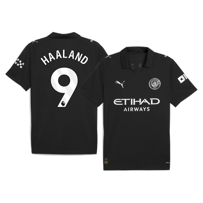 Camiseta de visitante del Manchester City #9 de HAALAND 2025/26
