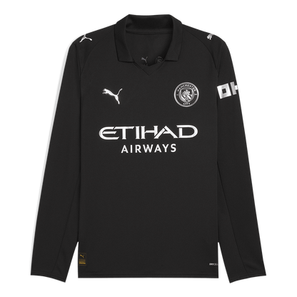 Camiseta de manga larga de visitante del Manchester City 2025/26