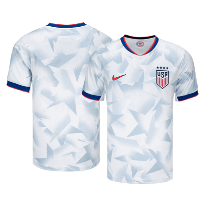 Camiseta de local de la selección femenina de fútbol de Estados Unidos (USWNT) masculina 2025, blanca - Equipo femenino