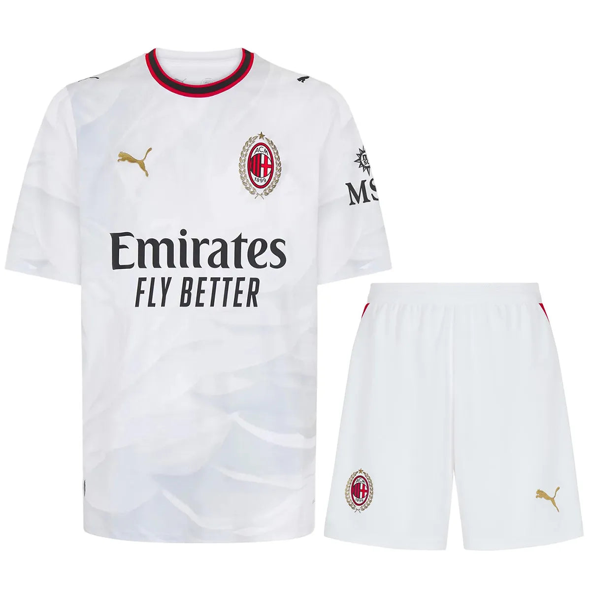 Equipación visitante del AC Milan - Camiseta + Pantalón corto 2025/26
