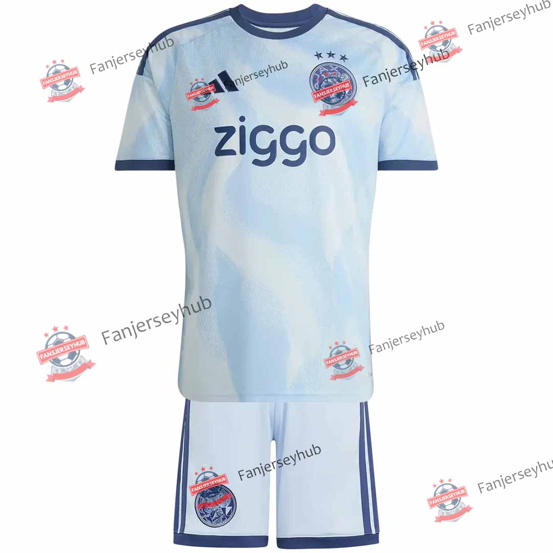 Tercera equipación de visitante del Ajax para niños (Camiseta y pantalón corto) 2025/26