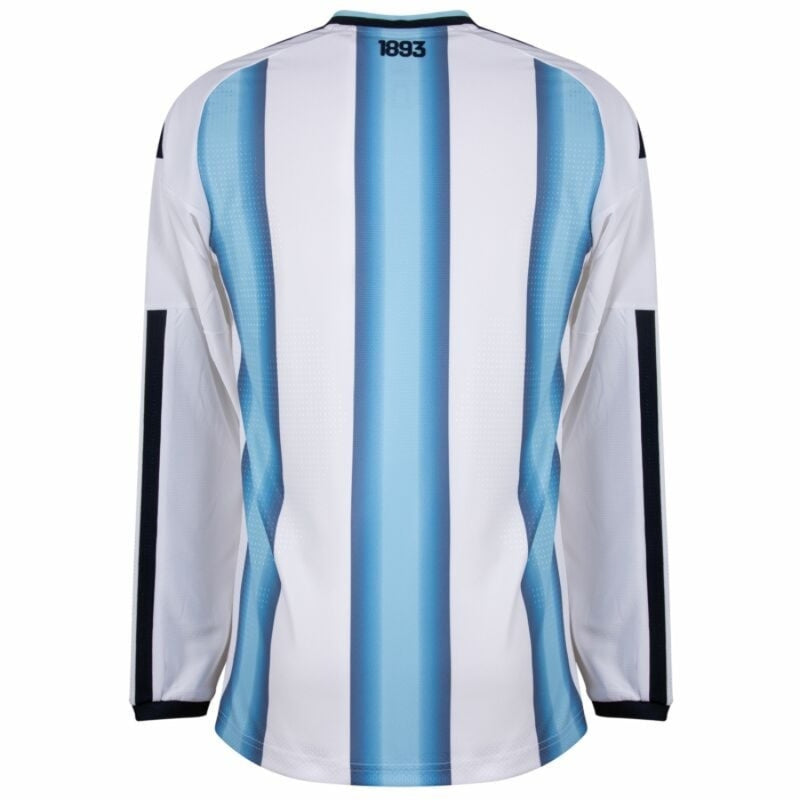 Camiseta de fútbol local de manga larga de Argentina para la Copa Mundial 2026