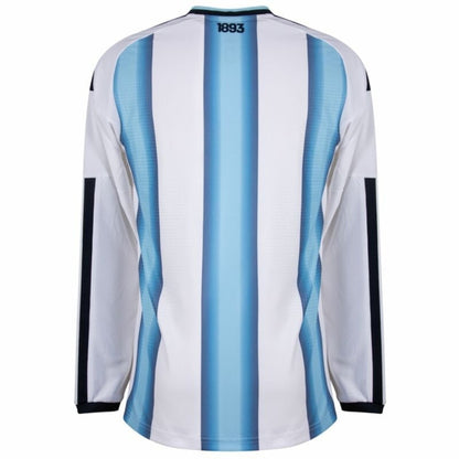 Camiseta de fútbol local de manga larga de Argentina para la Copa Mundial 2026