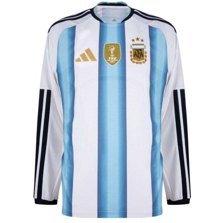 Camiseta de fútbol local de manga larga de Argentina para la Copa Mundial 2026