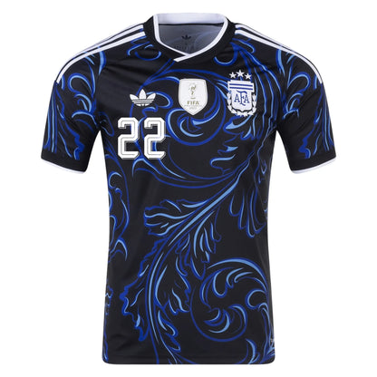 L.Martinez #22 Argentina Away Soccer Jersey 2026 World Cup