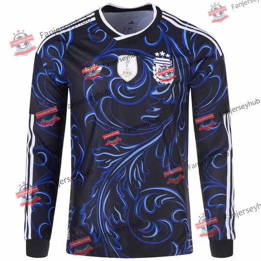 La Albiceleste Long Sleeve Away Football Jersey 2026 World Cup