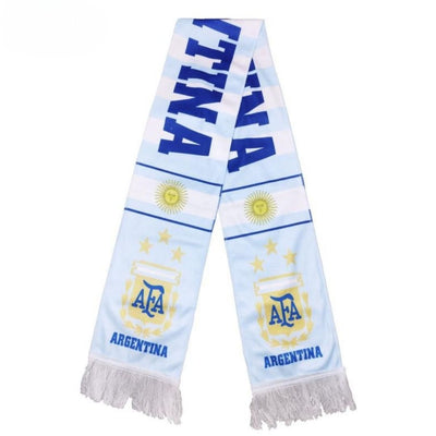 Bufanda de Argentina azul y blanca
