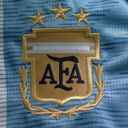 Kit de camiseta local de Argentina para niños (Camiseta y pantalones cortos 2026)