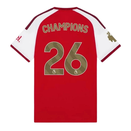 Maillot de football domicile Arsenal Champions #26 2026/27 avec écusson