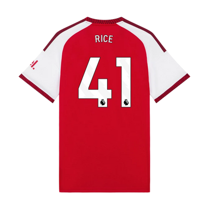 Rice #41 Arsenal Home Soccer Jersey 2026/27