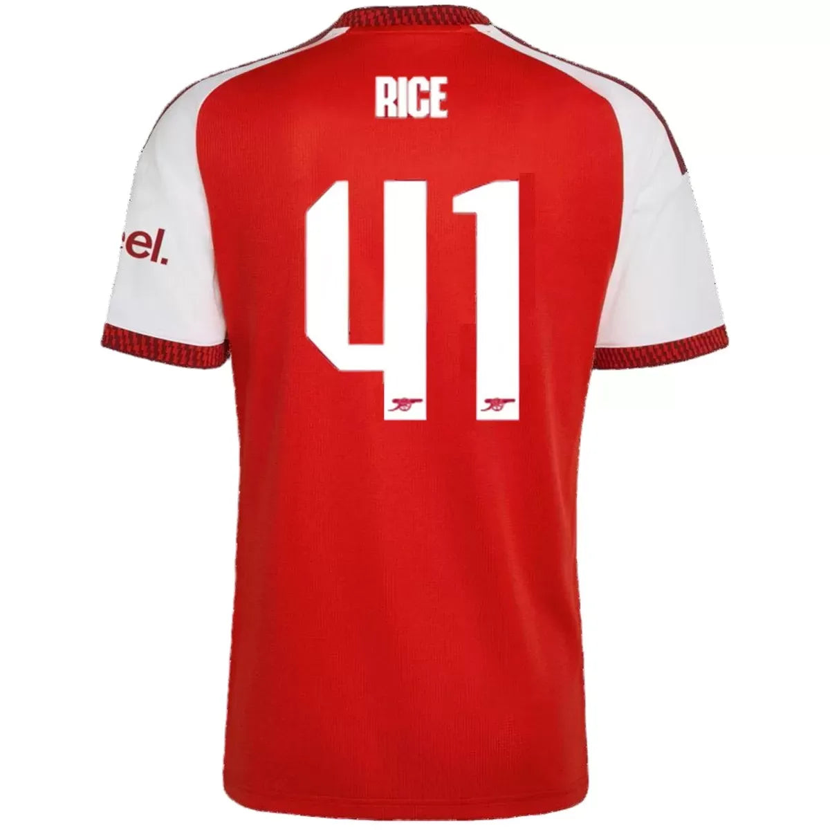 Rice #41 Arsenal Home Soccer Jersey 2026/27 - UCL