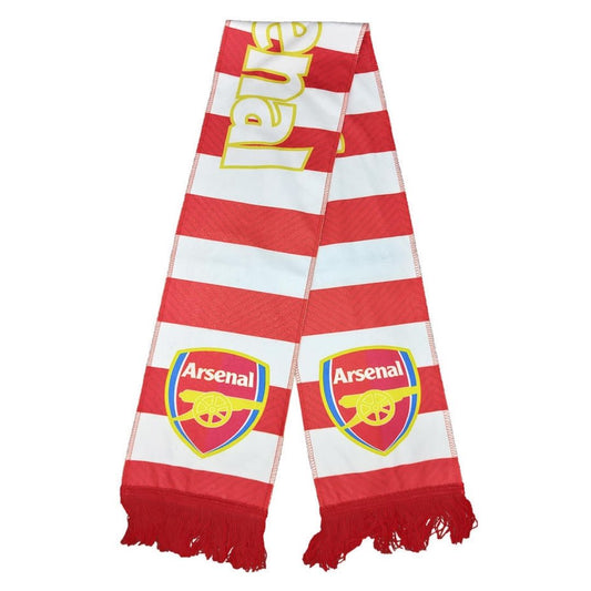 Bufanda del Arsenal roja y blanca