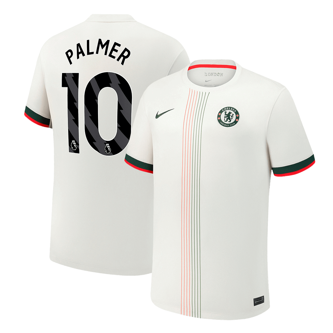 Camiseta de fútbol visitante del Chelsea PALMER #10 2025/26 blanca