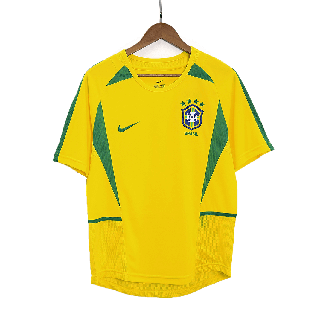 Camiseta retro de fútbol de Brasil 2002/03 (local)
