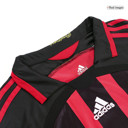 Camiseta de fútbol retro de manga larga del AC Milan 2006/07 (local)