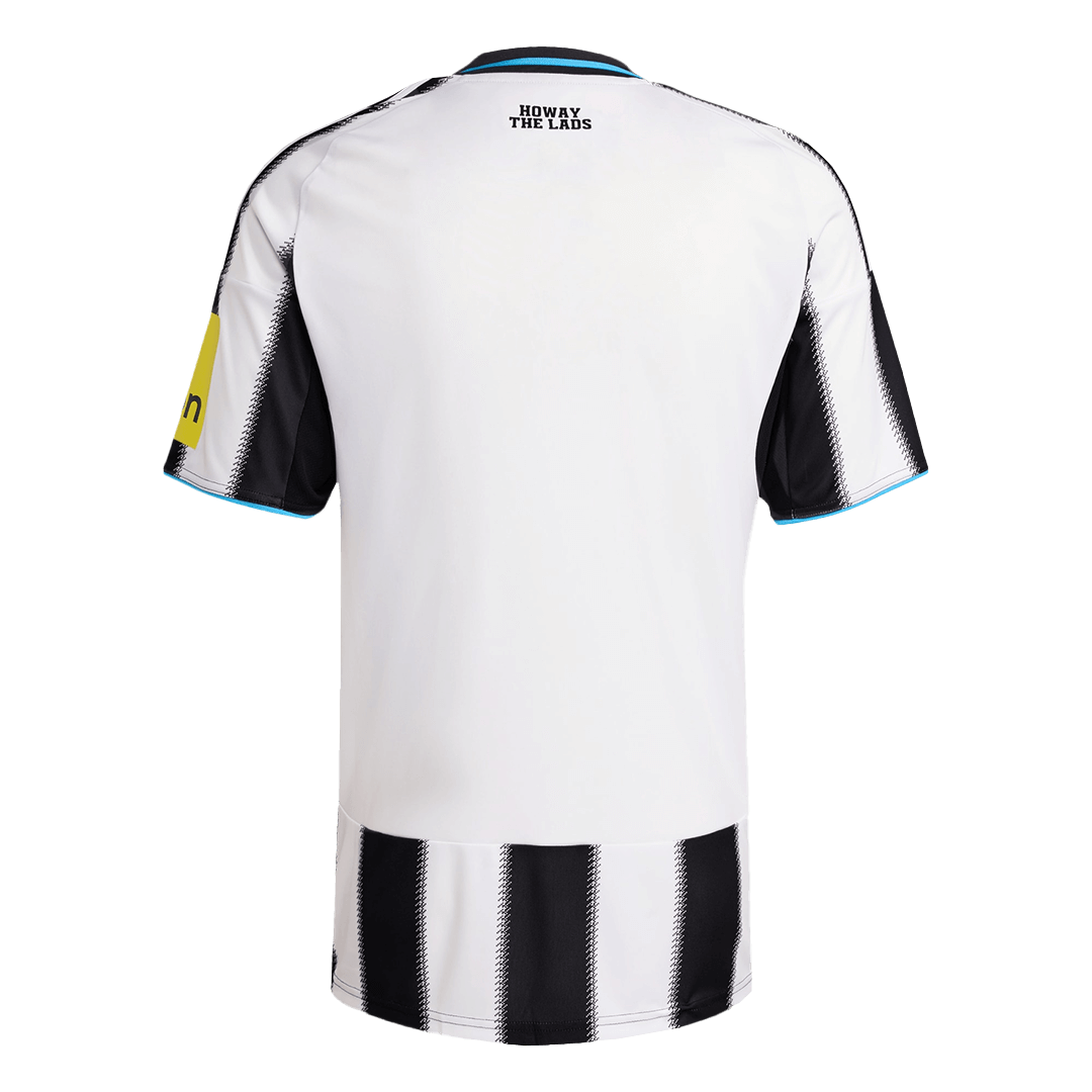 Camiseta de local del Newcastle United 2025/26, blanca y negra.