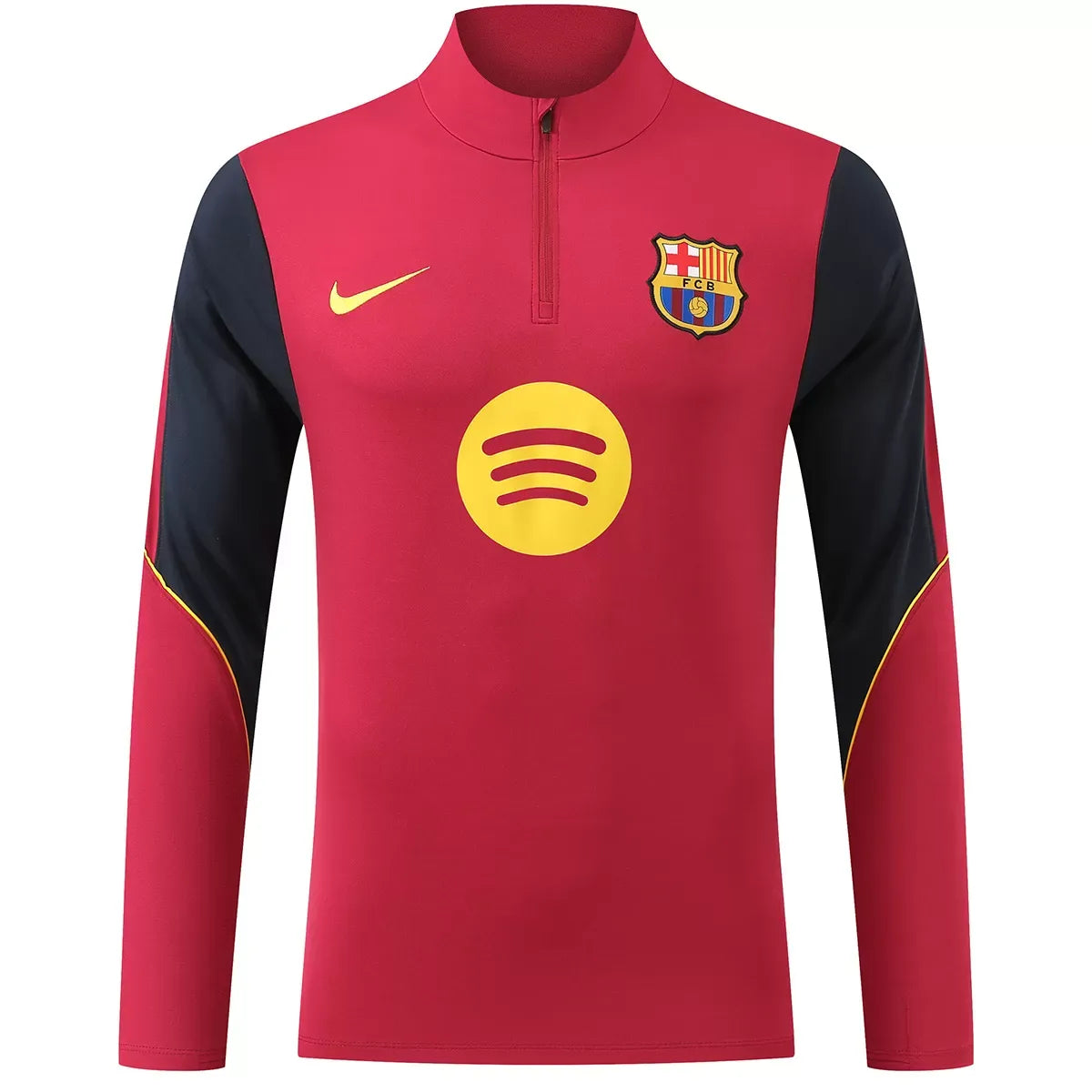 Survêtement Barcelone 1/4 Zip 2025/26 Noir