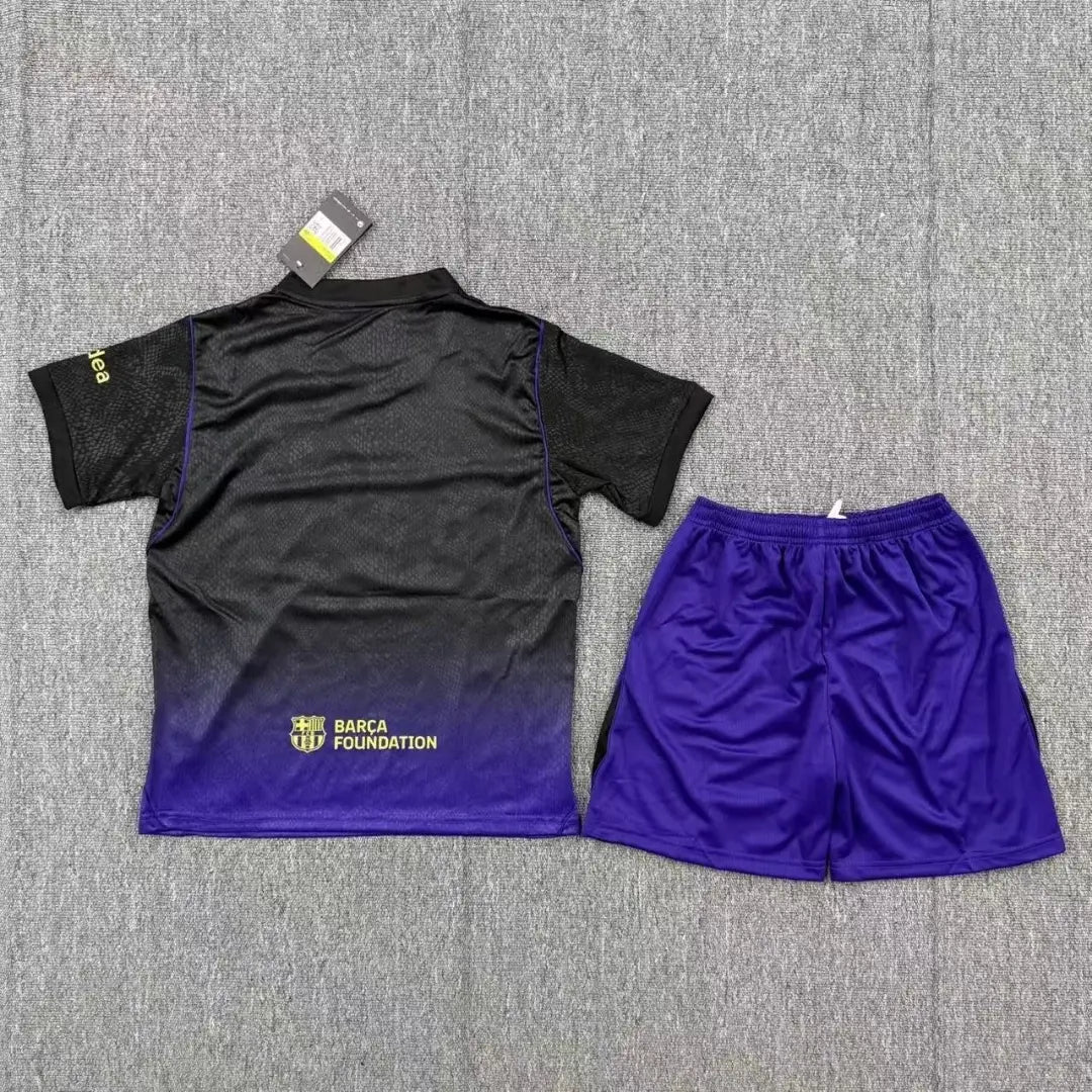 Equipación de fútbol de visitante del Barcelona x Kobe Bryant para niño 2026/27 - Camiseta+Pantalón corto